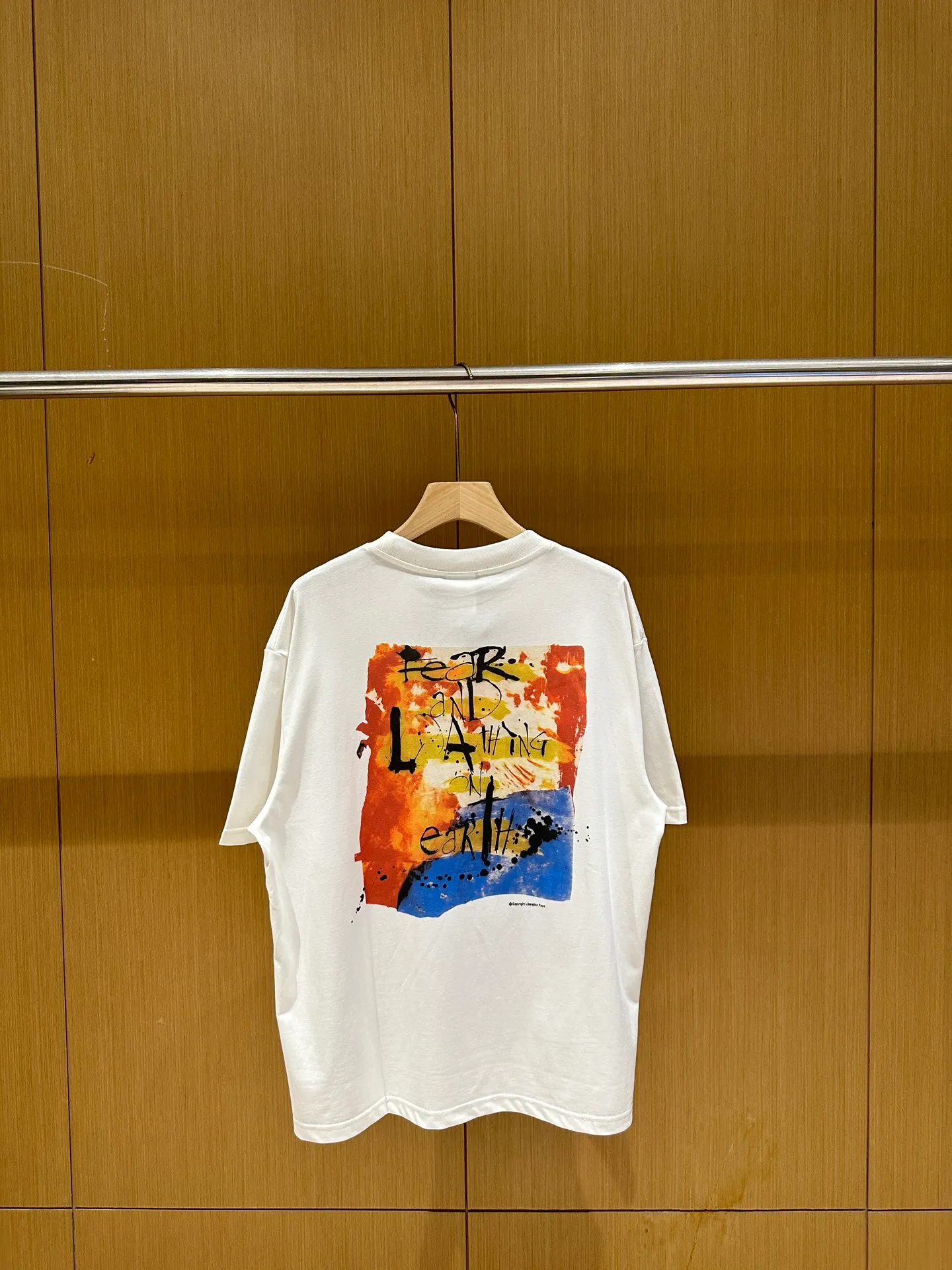 🧸Saint Michael clown print American casual summer retro pure cotton short-sleeved men's and women's loose trendy brand T-shirt p130 Style number: 023-1 Size: M-XL Exclusively pattern-matched, custom-woven and dyed 260g fabric, threads are dyed in the same vat with zero color difference, different from the market currency, welcome to compare OS loose large version, same style for men and women, fat or thin can be controlled at will